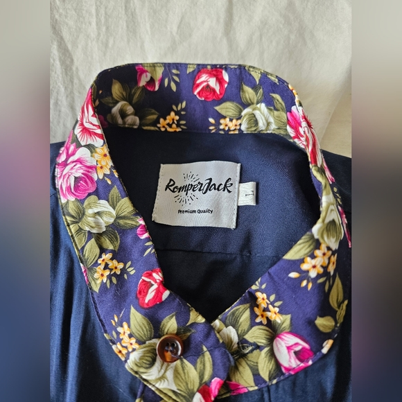 Large Romper Jack Floral Jumpsuit - Picture 1 of 3